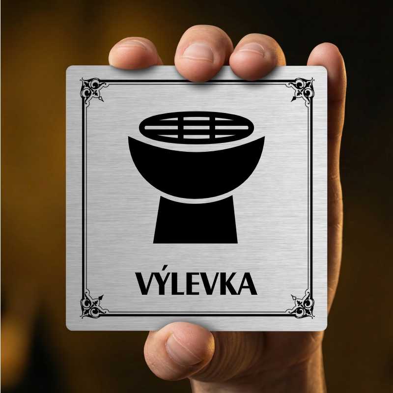 Výlevka, 80x80mm, bílá, Kansas